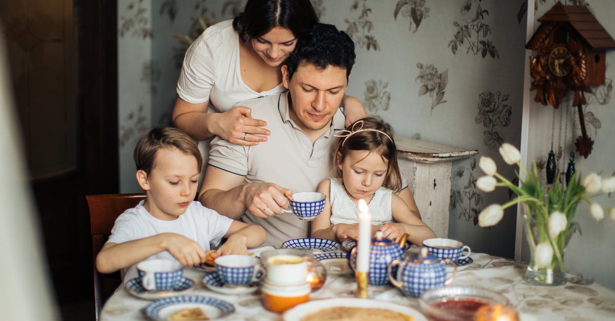 Oman Visa for Russian Women - Family Sitting at Table