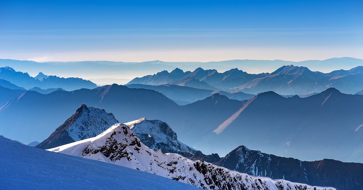 On the trail of the Alpine Ibex in Switzerland - Landscape Photo Of Snow Covered Mountains