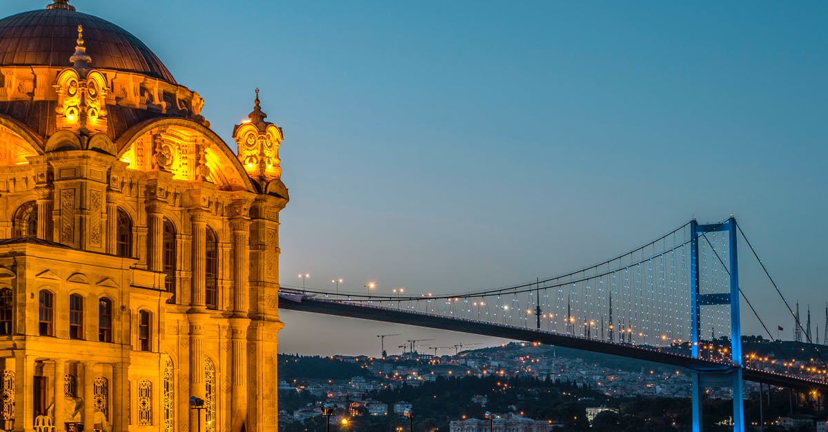 One day visit to Istanbul Turkey during International travel [duplicate] - Brown Concrete Dome Building at Night