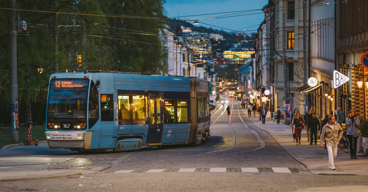 Oslo Sandefjord train to Oslo Gardemoen [closed] - Tram in Oslo