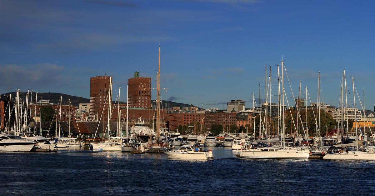 Oslo Sandefjord train to Oslo Gardemoen [closed] - Motorboats Docked at the Marina