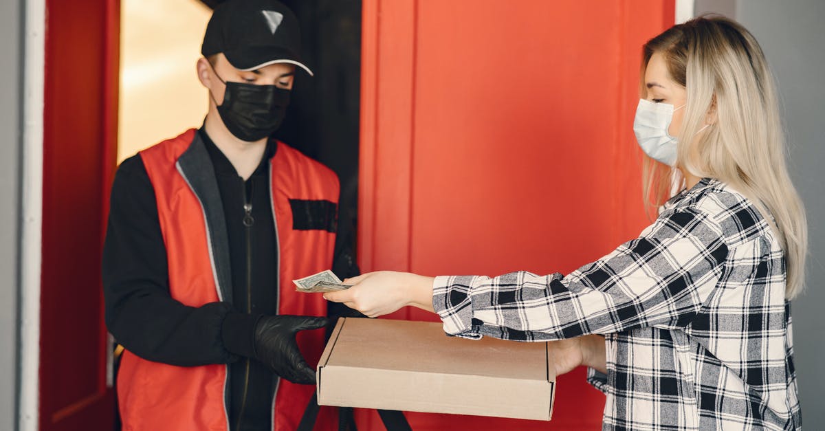 Overstaying in the Philippines. Can I pay the fine and continue my stay? - Young female customer receiving pizza during coronavirus pandemic quarantine