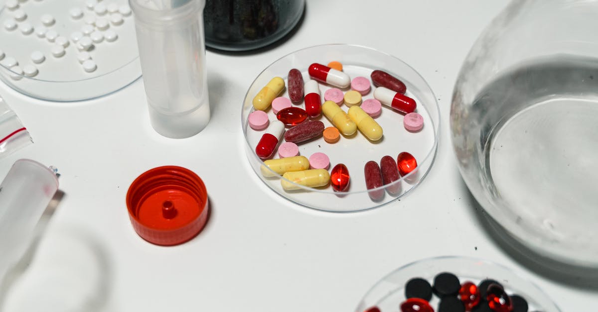 Pain management emergency in Mexico - Red White and Yellow Medication Pill on Clear Glass Round Bowl