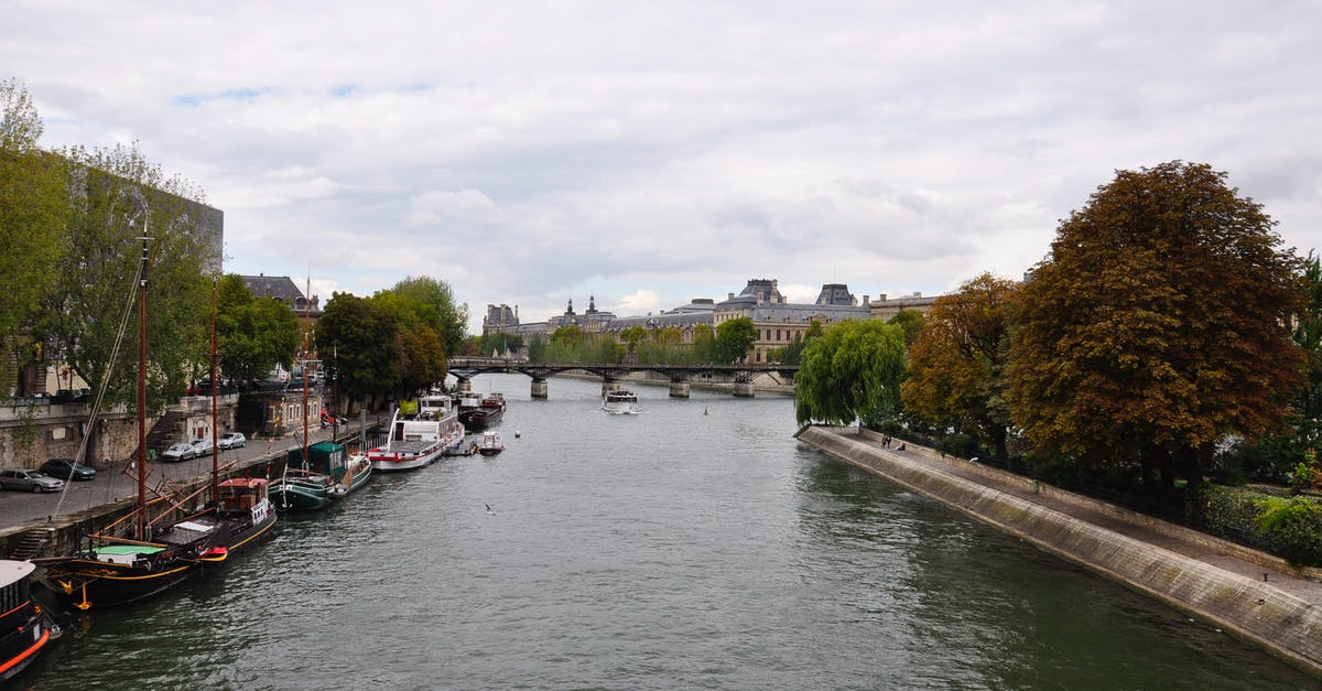 Paris transit visa - People Riding on Boat on River