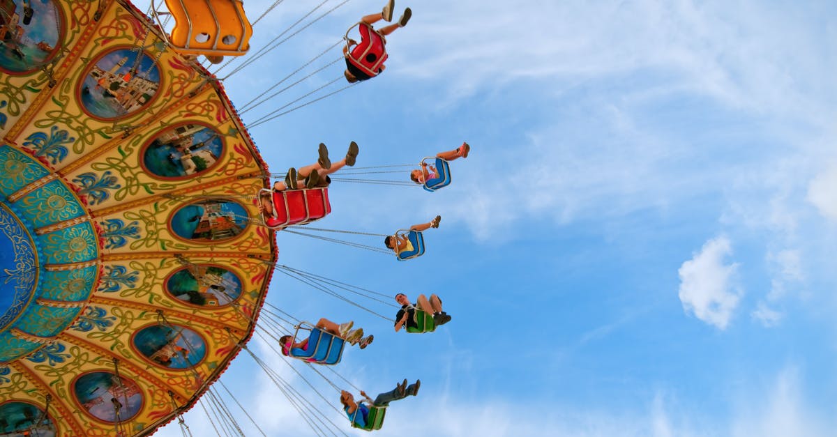 Park and Ride in Southern Denmark - People Riding Carousel in Park