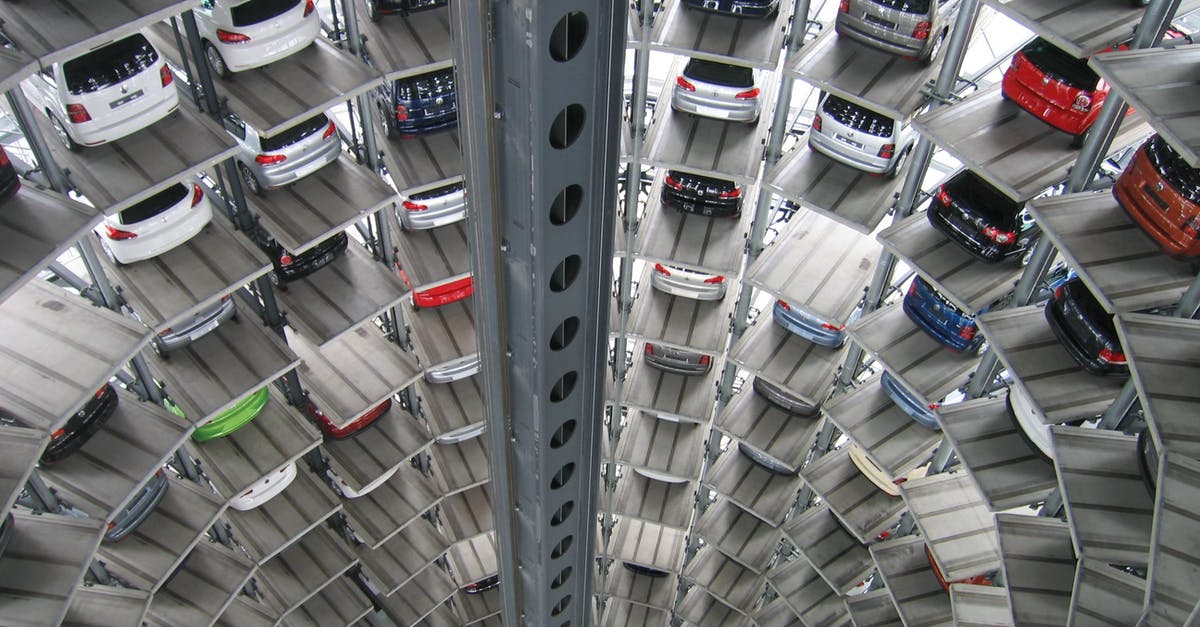 Passo Giau parking fee - Vehicles Parked Inside Elevated Parking Lot