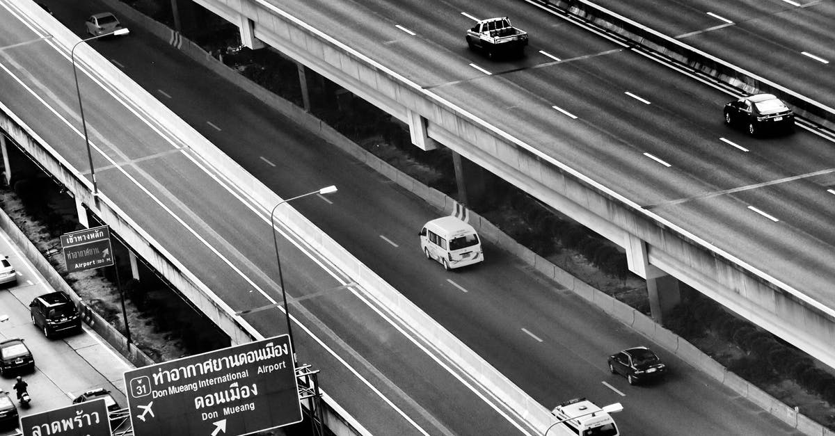 Passports Thailand [duplicate] - Aerial Photo of Highway in Thailand 