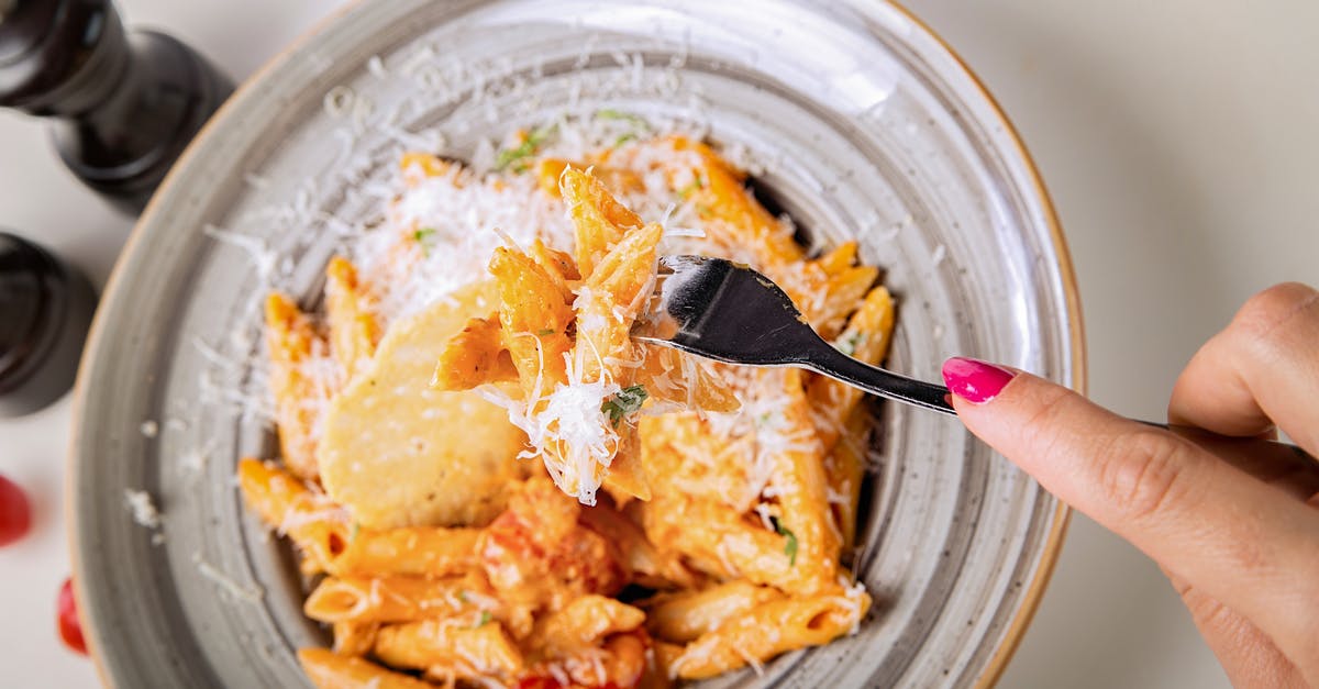 Pasta in San Francisco! [closed] - Person Holding Stainless Steel Fork