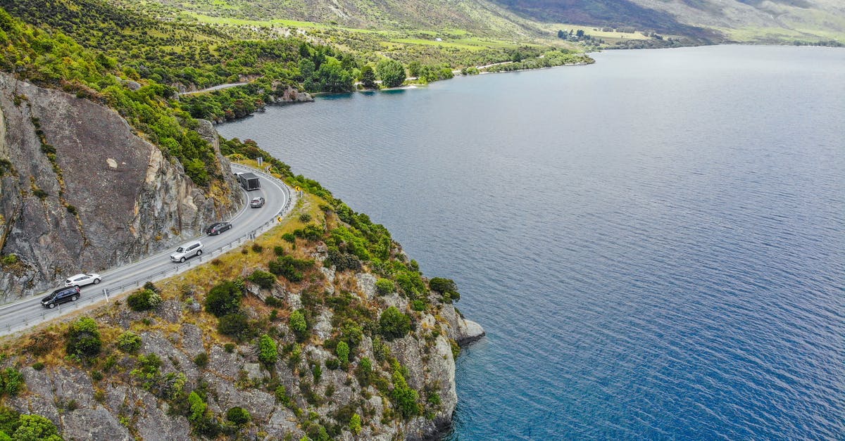 Petrol prices in New Zealand - Aerial View of Road Near Body of Water