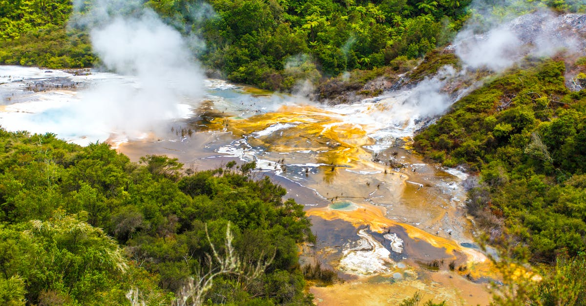 Petrol prices in New Zealand - Orakei Korako Geothermal Park and Cave in New Zealand 