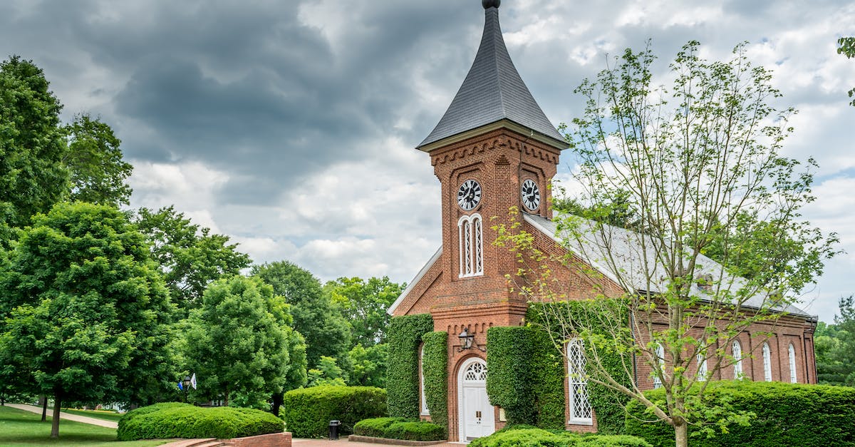 Photogenic Places Between Williamsburg, Virginia and Roanoke, Virginia along I64 - University Chapel in Virginia