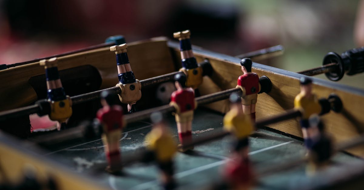Pick-up Soccer in Dublin - Close-up Photography of table football