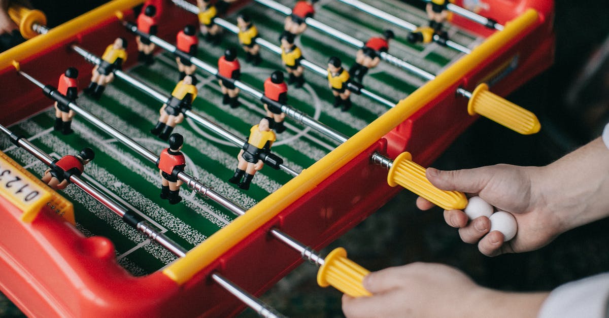 Pick-up Soccer in Dublin - Hands of Person Playing a Foosball