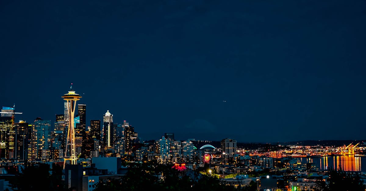 Places to Visit in Seattle as a Nirvana Fan? - City Skyline of City Building in Seattle Washington at Night