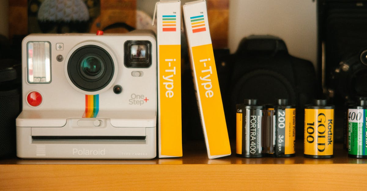 Plastic boxes on easyjet? - White Polaroid Land Camera Beside Photo Paper Boxes and Photo Films