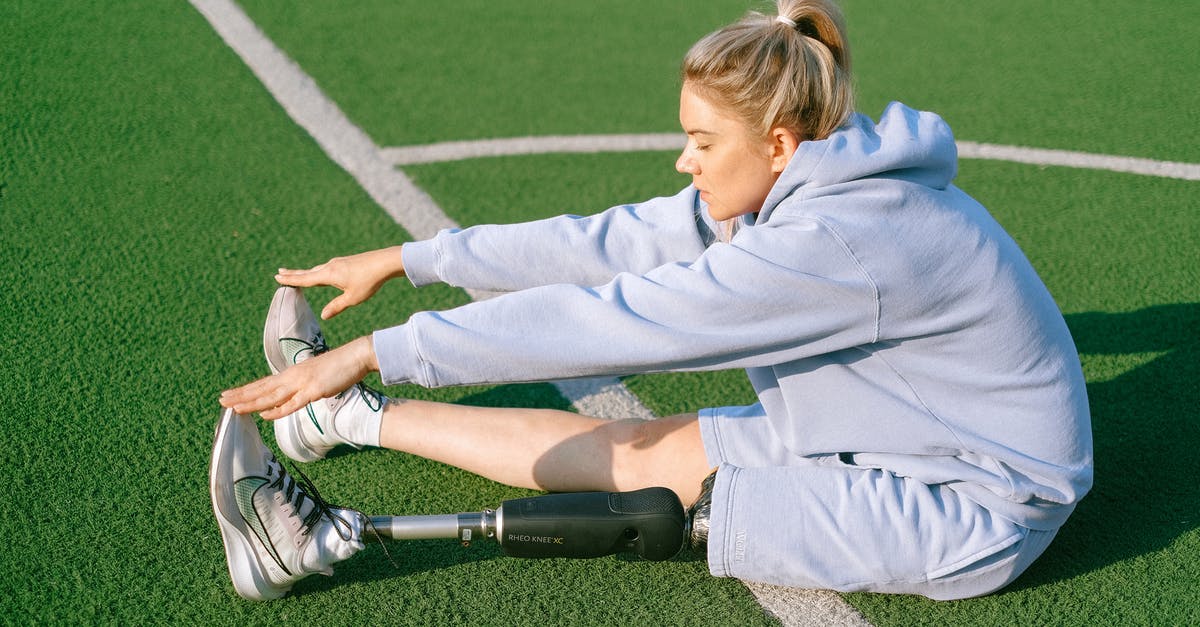 Please Help! Invalid CAPTCHA + City/town "Invalid"? [closed] - Full body side view of handicapped female with leg prosthesis sitting on grassy sports ground while stretching body before training