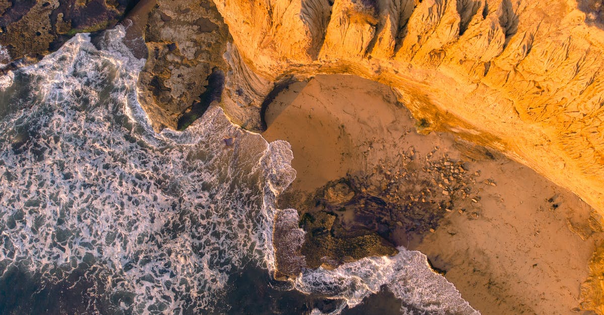 Preventing sea sickness? - Brown and White Rock Formation