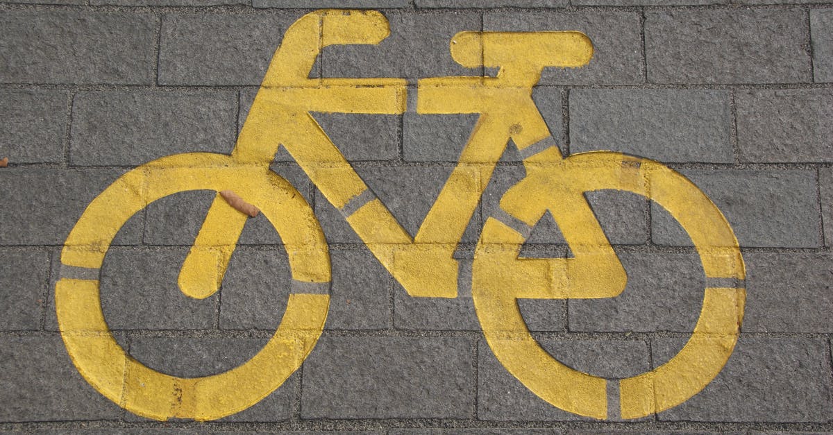 Priority on the bicycle path in the Netherlands - Bicycle Lane on Gray Concrete Road