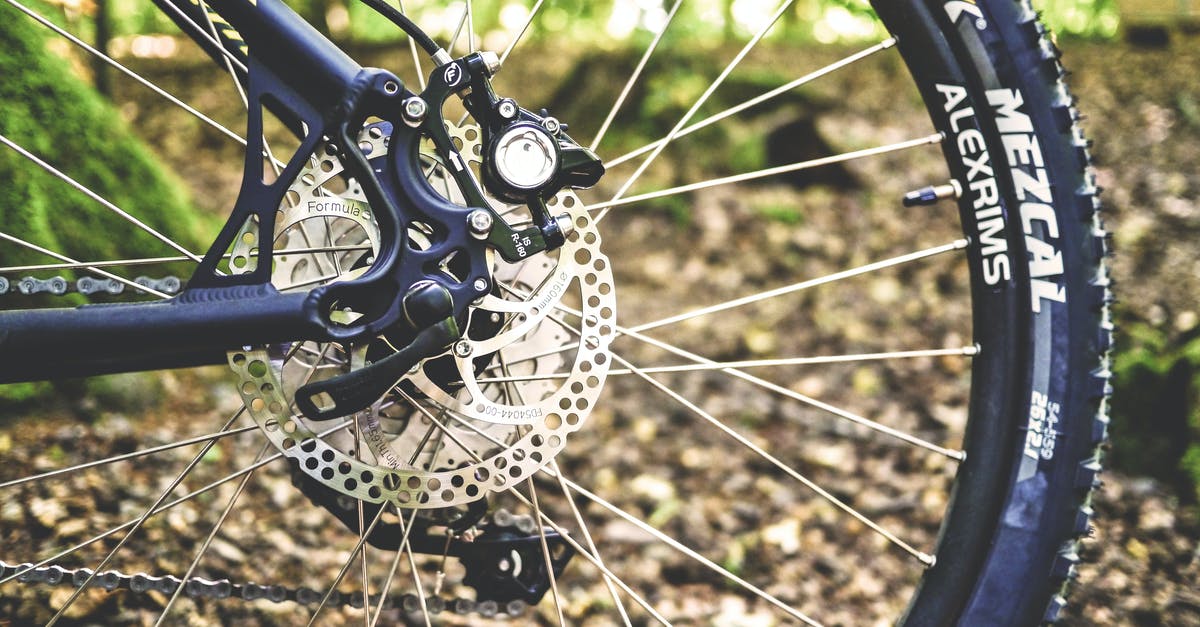 Priority on the bicycle path in the Netherlands - Black Rear Derailleur