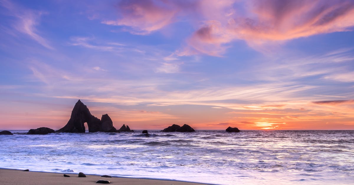 Produce at California borders - Sea and Rock Formation Photo