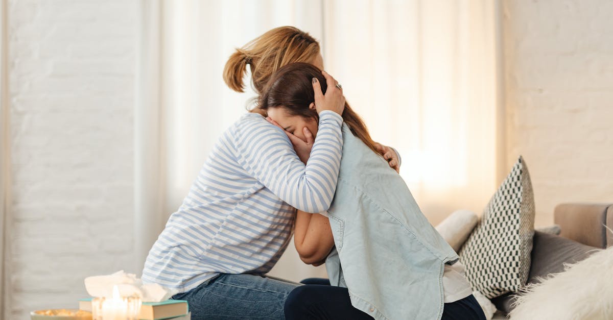 Proof of financial support for UK family visa [closed] - Mother Comforting Crying Daughter