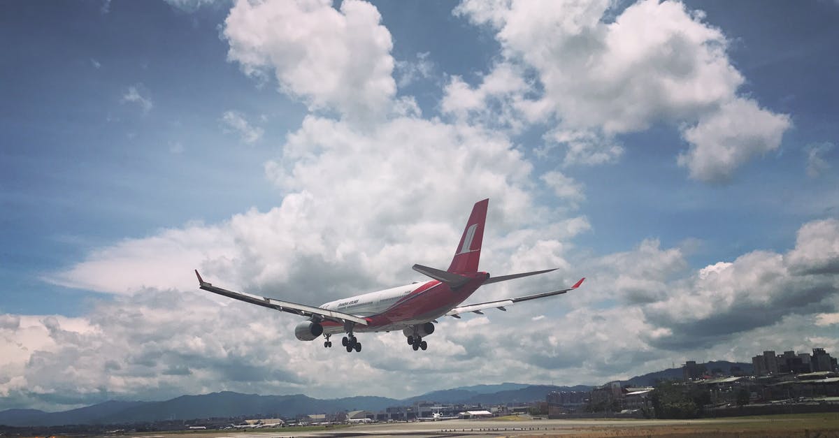 Question about DS-160 arrival and departure flight - Photo of Airplane Over Runway