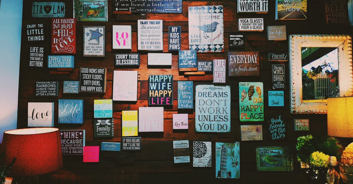 "Doon the watter" in Glasgow - Photo of Assorted Letter Board Quote Hanged on Wall