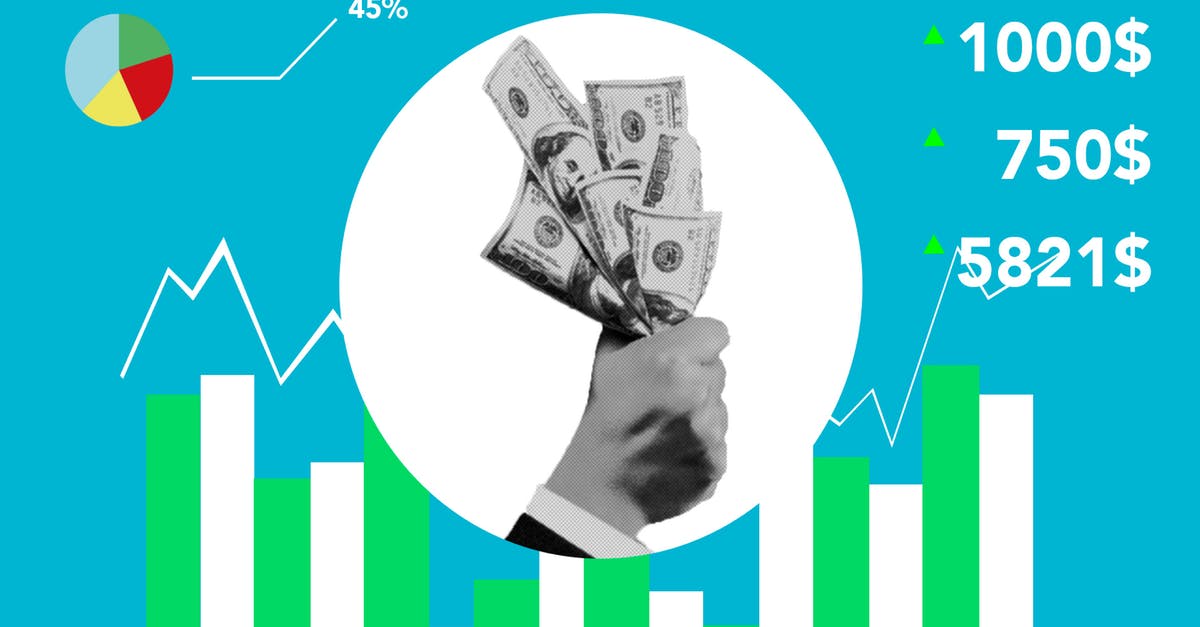 "Valid until" stamp done at USA immigration meaning - Decorative cardboard appliques representing hand with dollar banknotes and numbers above chart on blue background