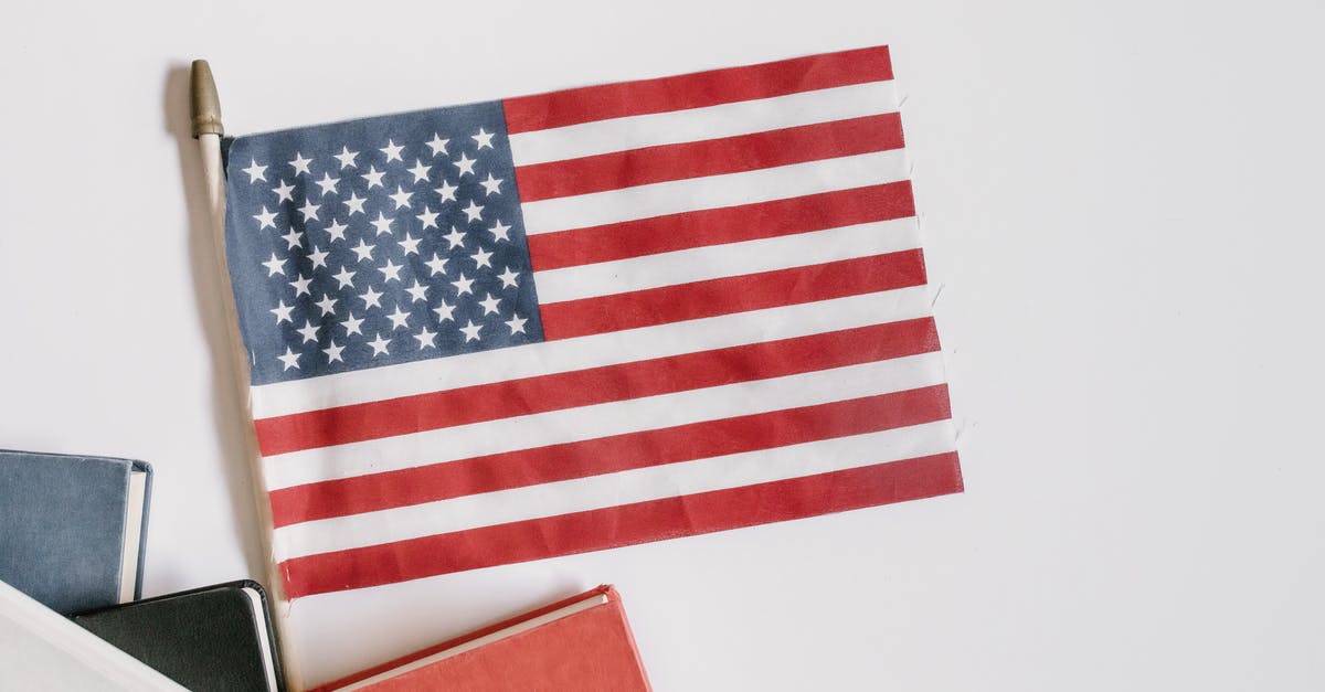 re enter USA with B1/B2 visa - Us a Flag on White Wall