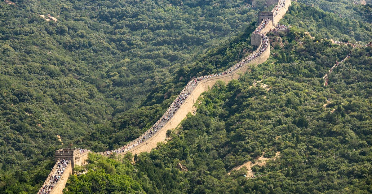 Rebooking fee for Air China - Aerial View of Green Mountains and Trees