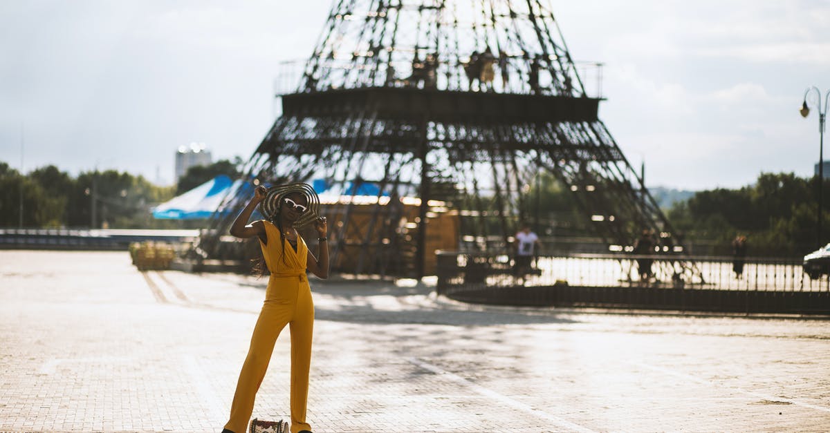 Re-entering France with an American passport - Woman Wearing Orange Jumpsuit While Holding Hat