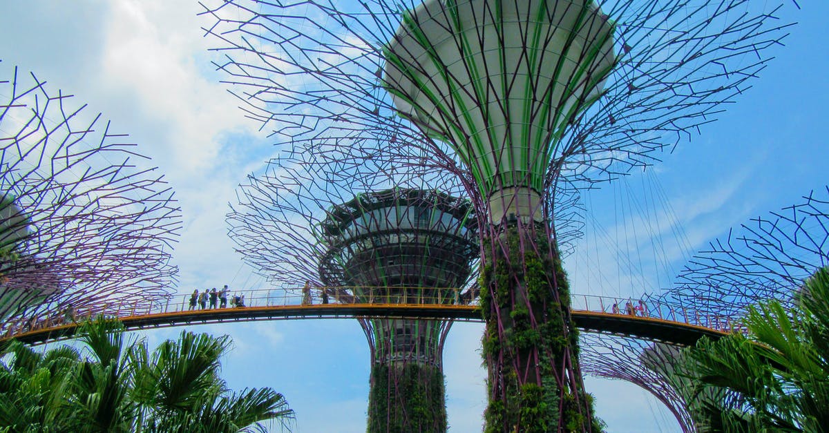 Re-Entering Singapore on a tourist visa - OCBC Skyway in Singapore