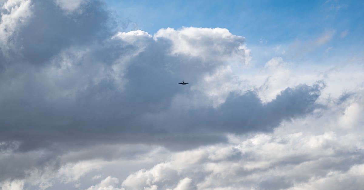 Refund/ compenastion for cancelled Air China international flight - Plane flying over clouds in blue sky