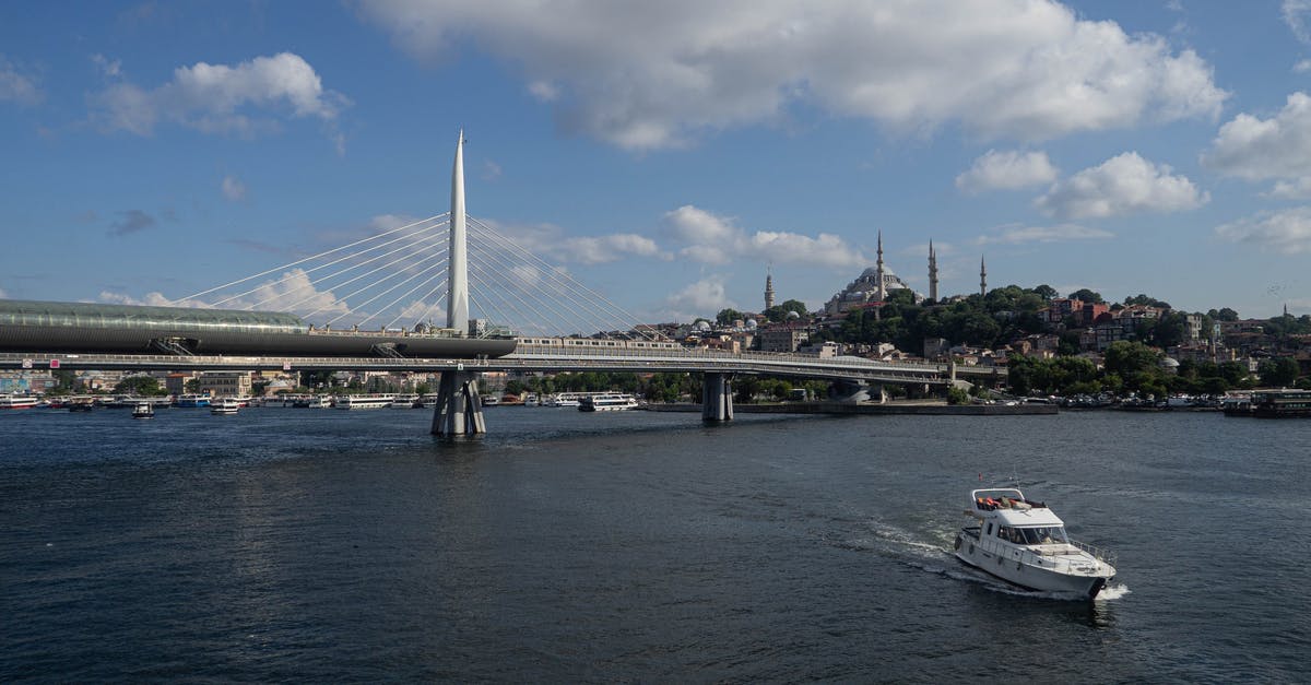 Refund of tickets due to travel warning to Turkey - White Boat on Sea Near the Bridge