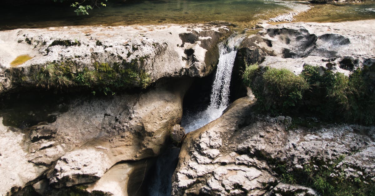 Refused entry to Georgia - Close Up Shot of Waterfalls