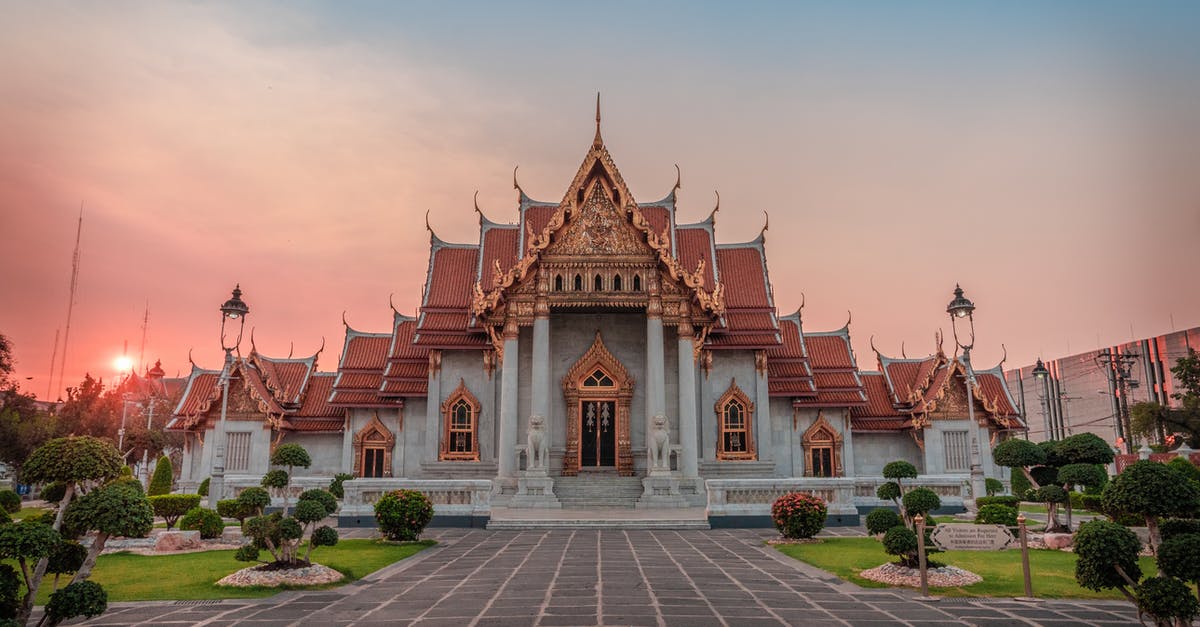 Regarding transit visa for Thailand - Wat Benchamabophit Temple in Bangkok, Thailand