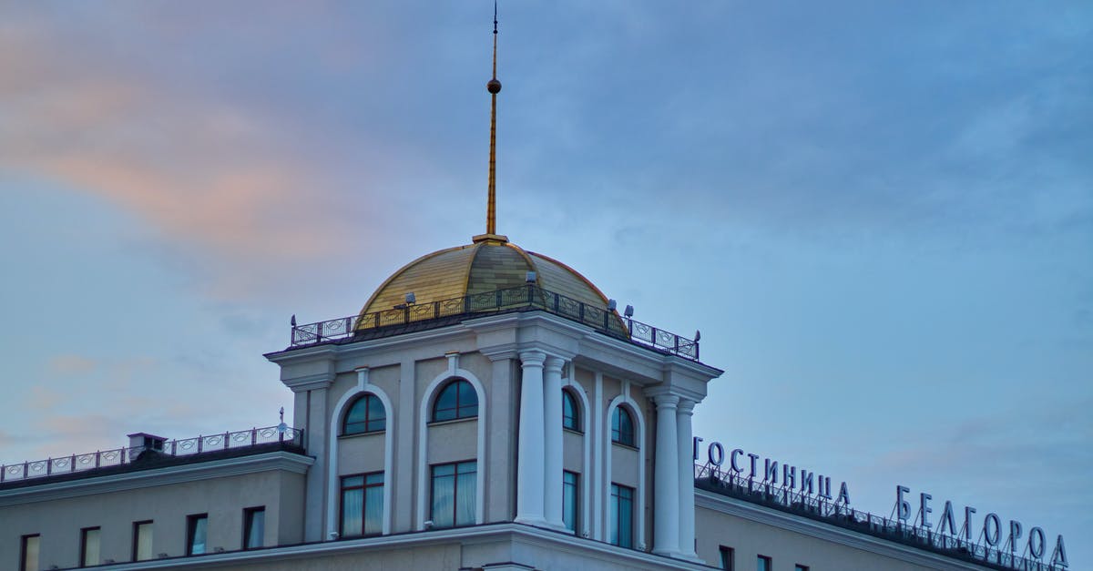 Registration in Russia - White and Gold Dome Building