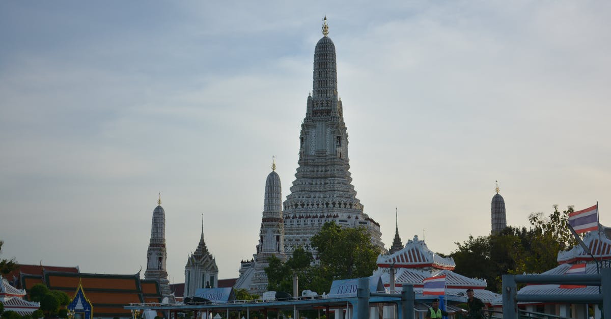 Renewal of Indian passport for NRIs - Temple Surrounded by Stupas in Indian City 