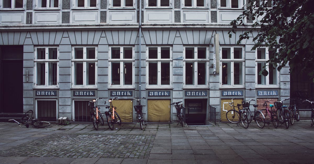 Renting bikes in Copenhagen - Bicycles Parked in Front of Building