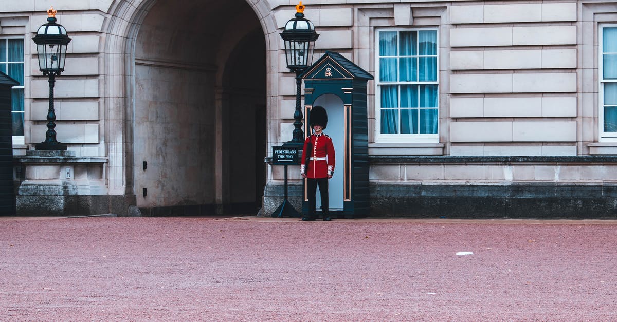 Request connecting with multiple entrance to UK - Royal Guard Standing Beside Building