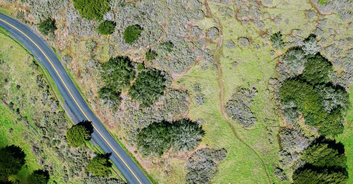 Requirements for travelling to Portugal from Spain via land - Aerial Photography of Road