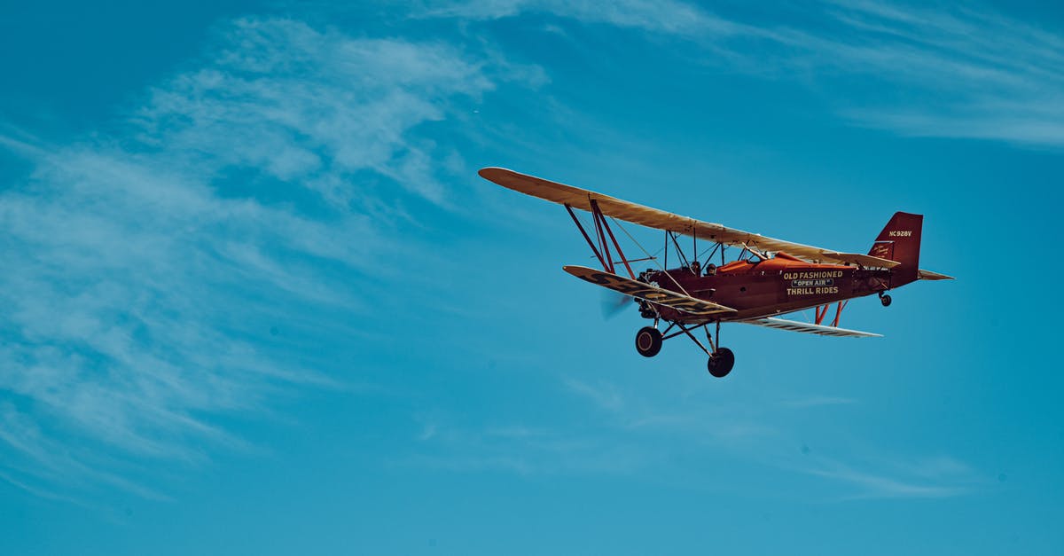 Rescheduled flight - Orange and White Airplane in Mid Air