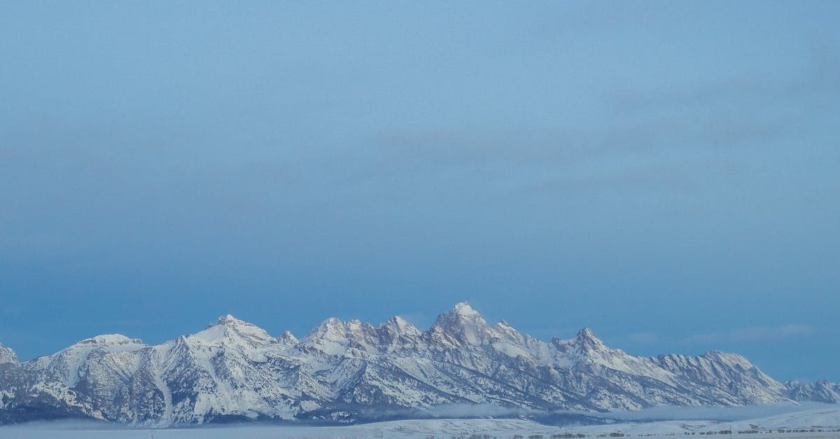 Reservable campground in Grand Teton park - Grand Tetons in the Winter