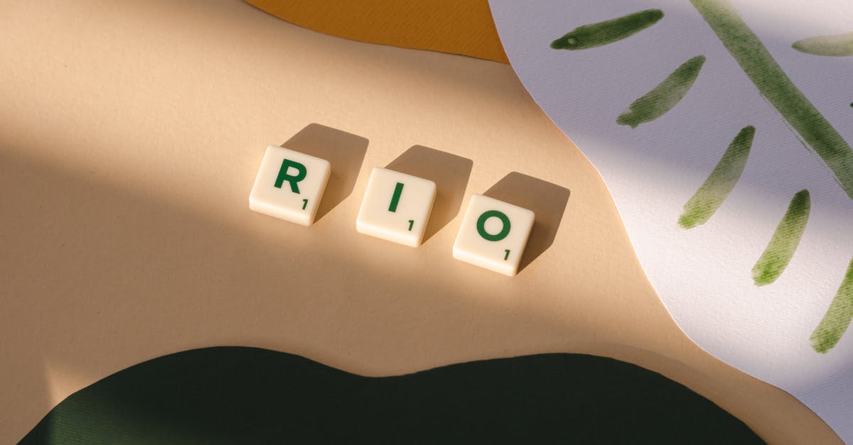 Rio de Janeiro to Petropolis to Teresopolis back to Rio - Scrabble Tiles on a Surface