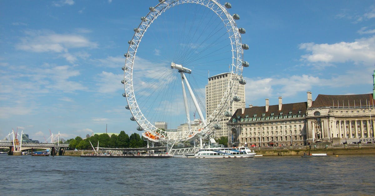 River Thames Source and Destination Points - Ferris Wheel Near Body of Water