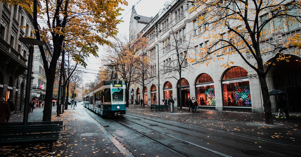 Roads in Switzerland in December [closed] - Train passing