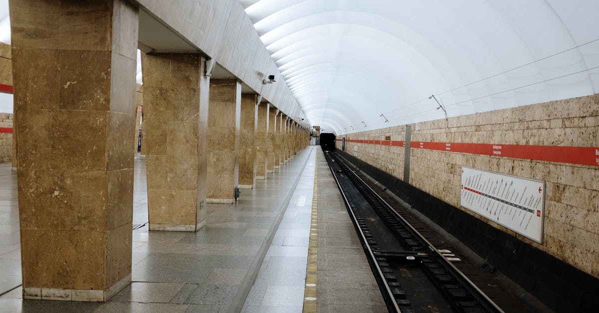 Rome Metro Line C (Pigneto station) - is it open? - Train Rail in the Middle of the Tunnel