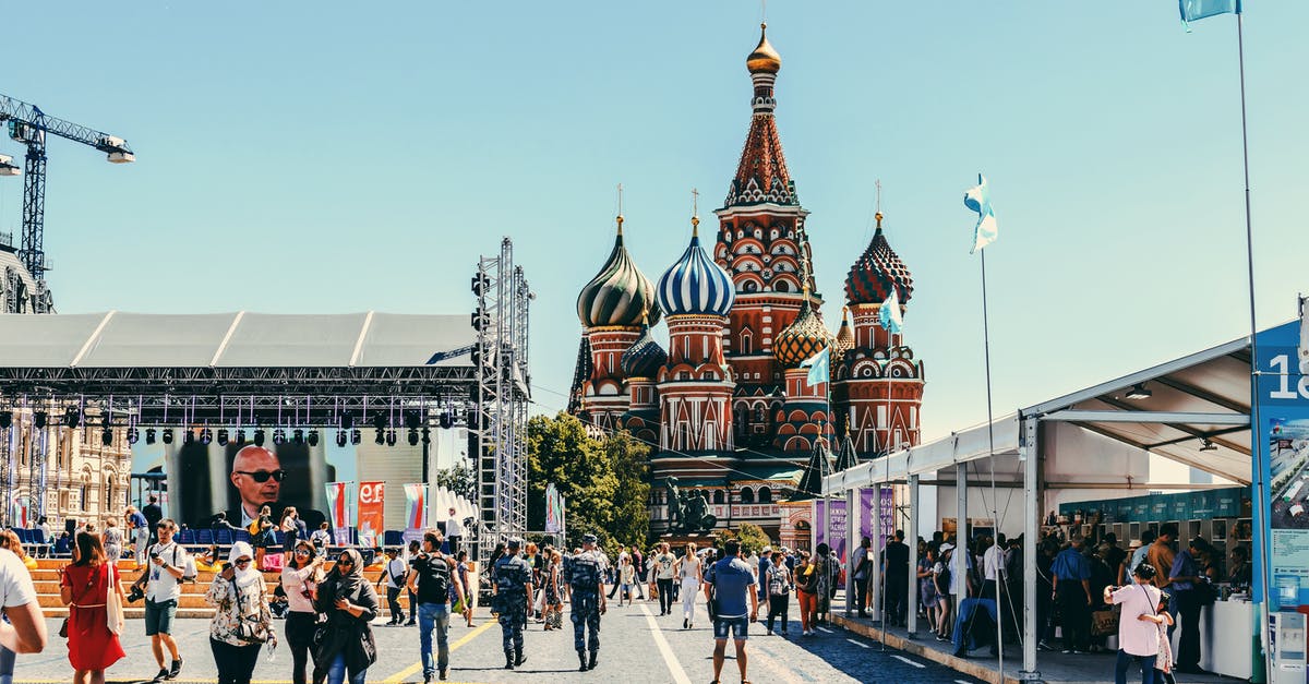 Russia tourist visa denied & embassy refuses to give reason - People Walking Near St Basil's Cathedral In Moscow