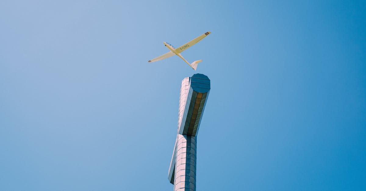 Safe place to cross border from Mexico into U.S.? - Airplane flying under cross in sky