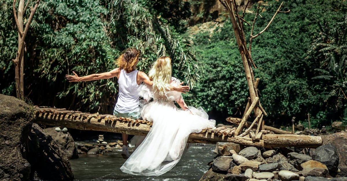 Safe to travel to Yerevan with my wife - Two People Sitting on Log